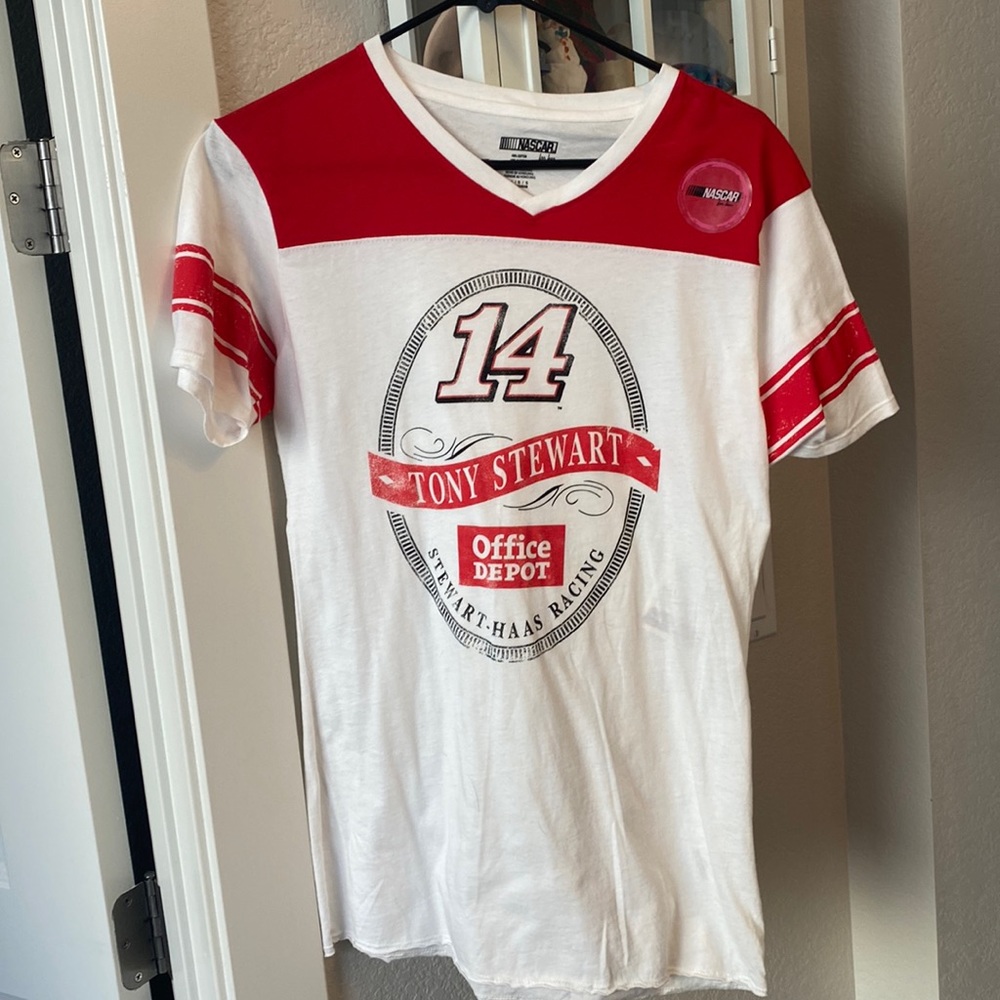 Nascar Tony Stewart ladies tee size L